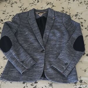 Tommy Hilfiger Blue Heather Knit Jacket, Sz 6 NWOT